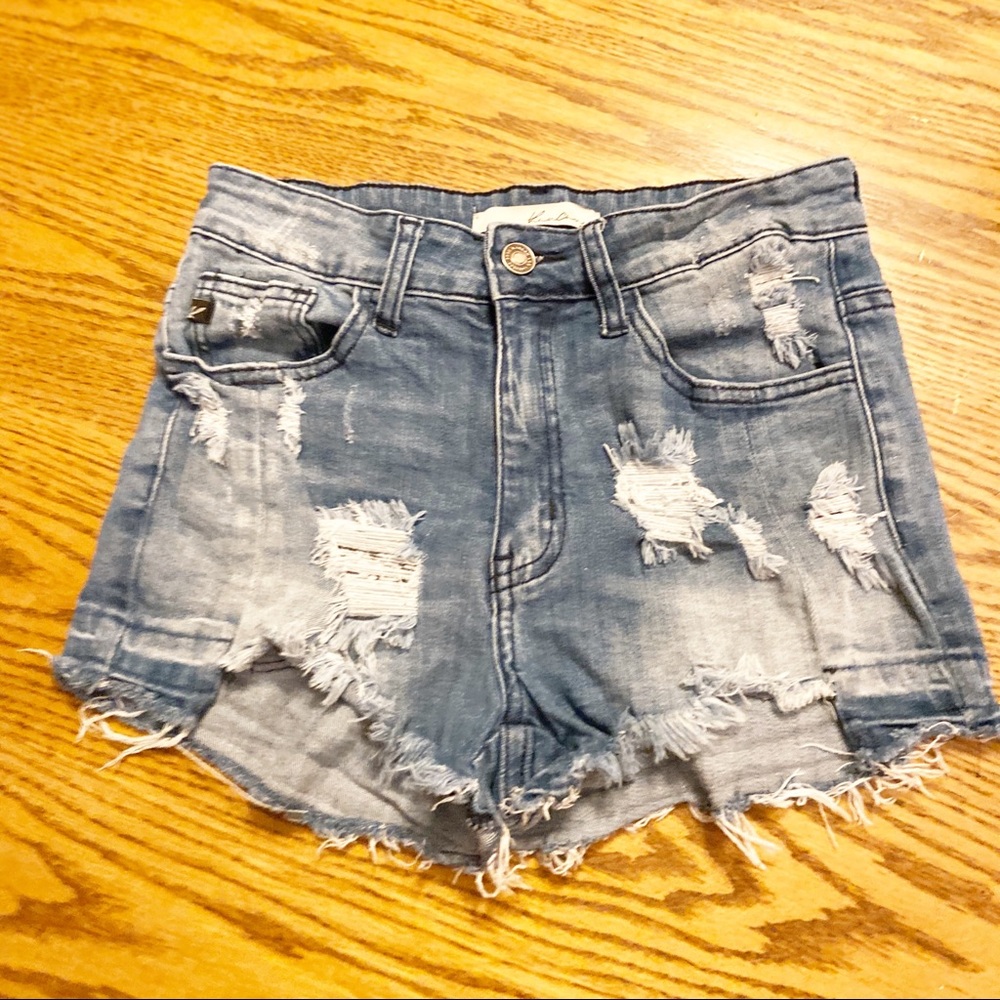 KanCan Distressed Shorts